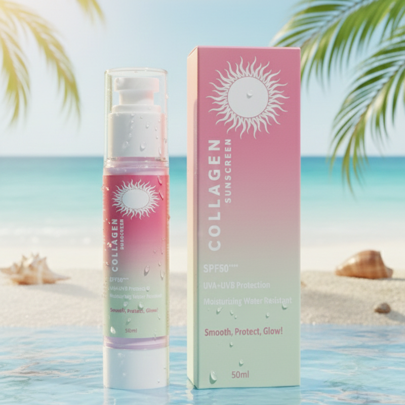 Collagen Sunscreen SPF50++++ UVA + UVB Protection