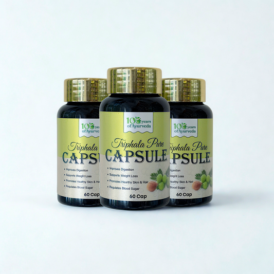 Triphala Pure Capsule to Improve Digestion & Support Weight Loss