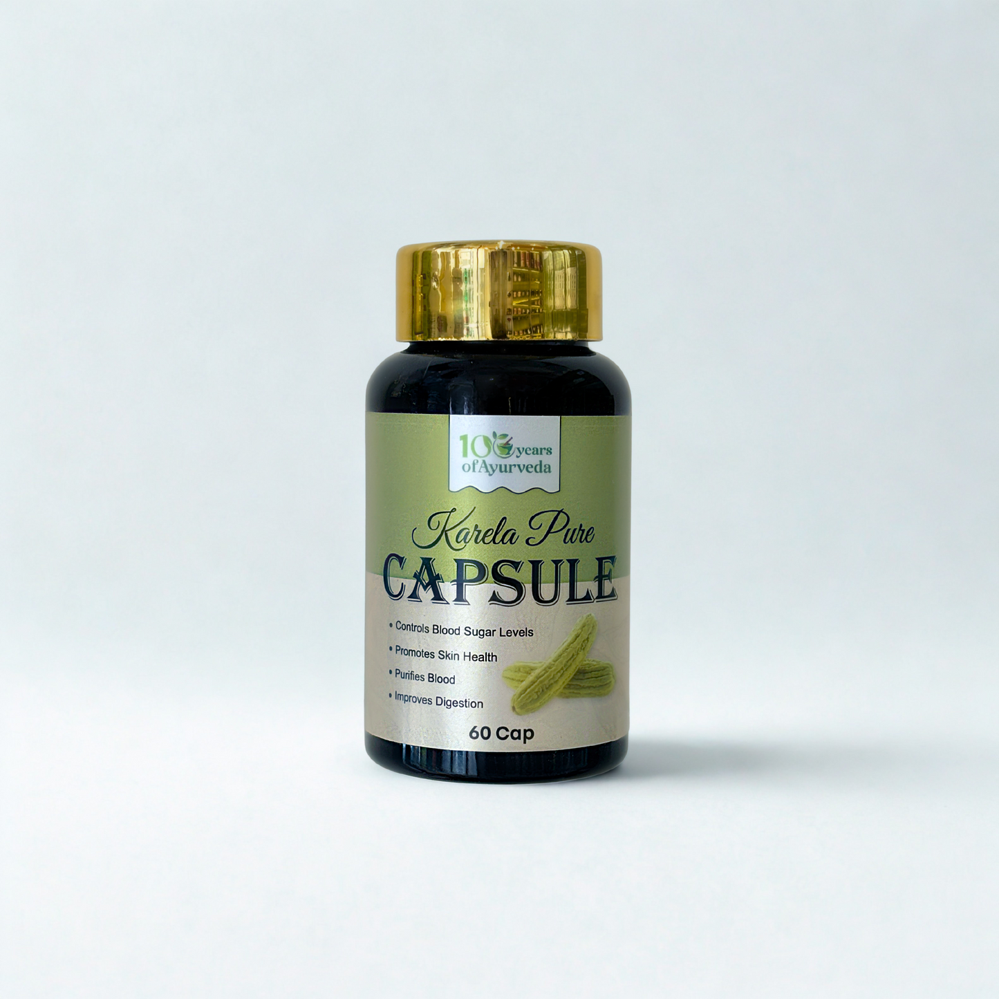 Karela Pure Capsule | Ayurvedic Supplement for Blood Sugar Control & Digestion