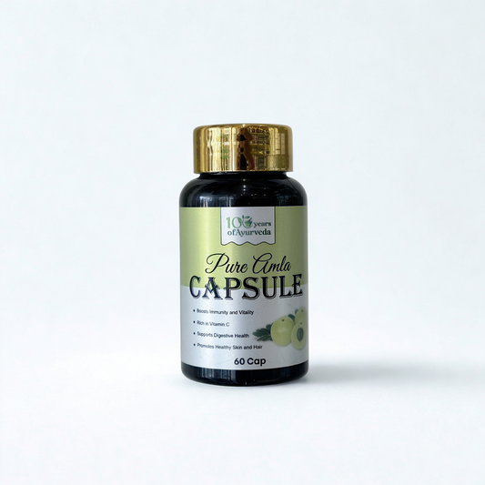 Pure Amla Capsules | Rich in Vitamin C | Immunity Booster | Supports Digestive Health & Natural Hair Growth