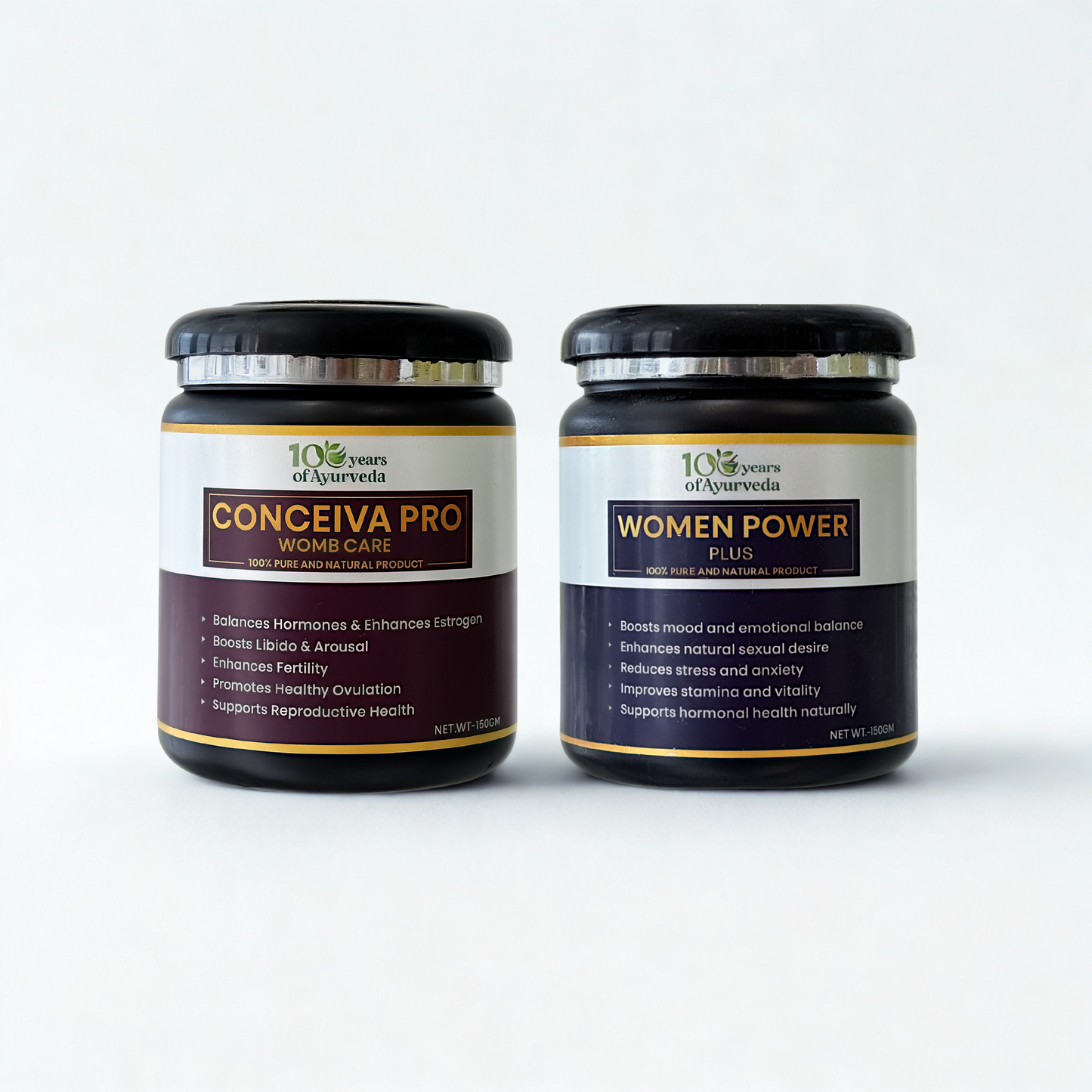 Conceiva Pro Womb Care & Women Power Plus Ayurvedic Combo