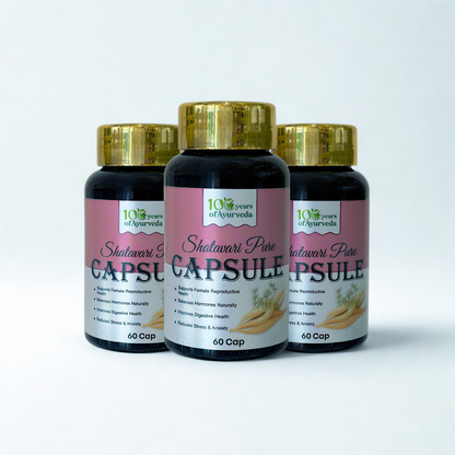 Shatavari Pure Capsule Supports Reproductive Health & Hormonal Balance