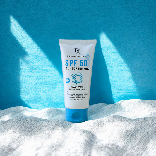 Derma Radiant SPF 50 Sunscreen Gel – Advanced Broad-Spectrum Protection