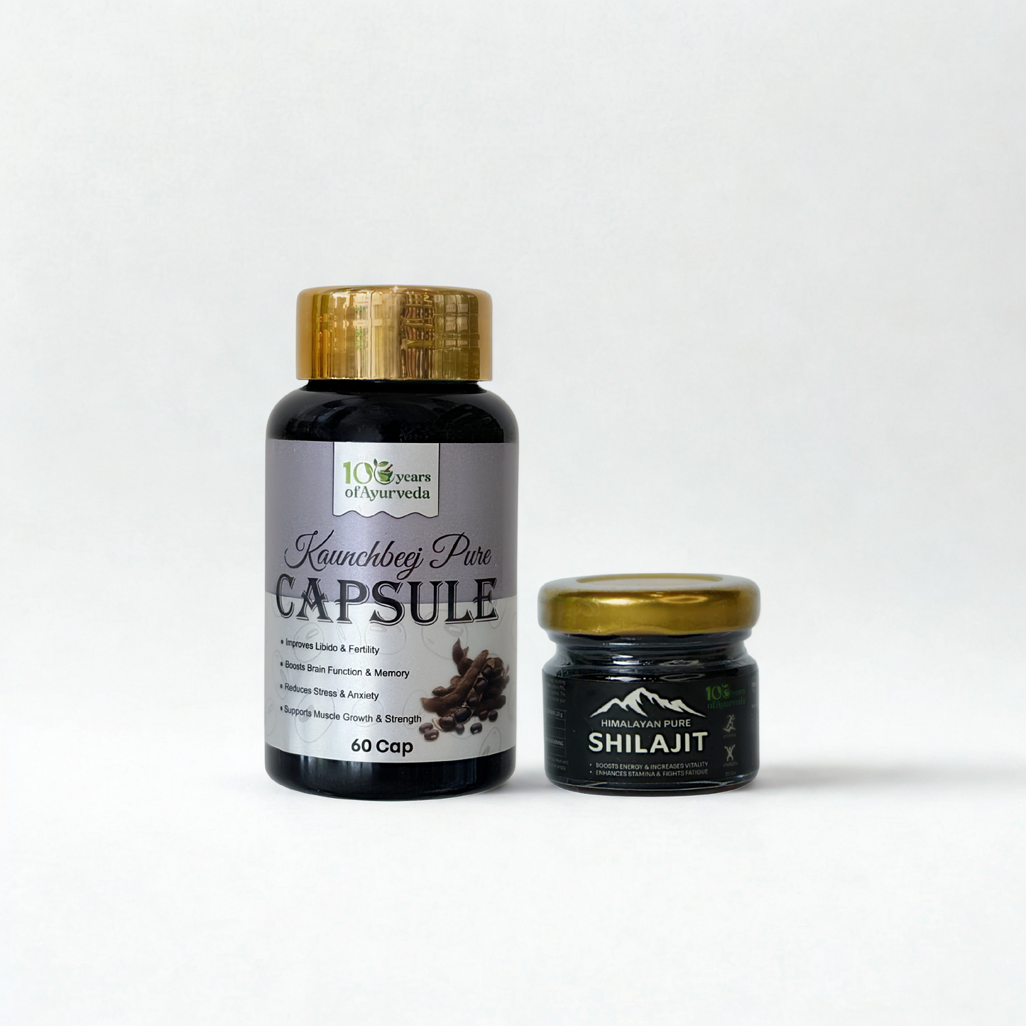 Combo Kaunchbeej Pure Capsules + Himalayan Pure Shilajit