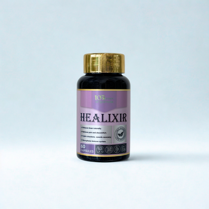 Healixir Ayurvedic Capsules | Natural Fever & Pain Relief
