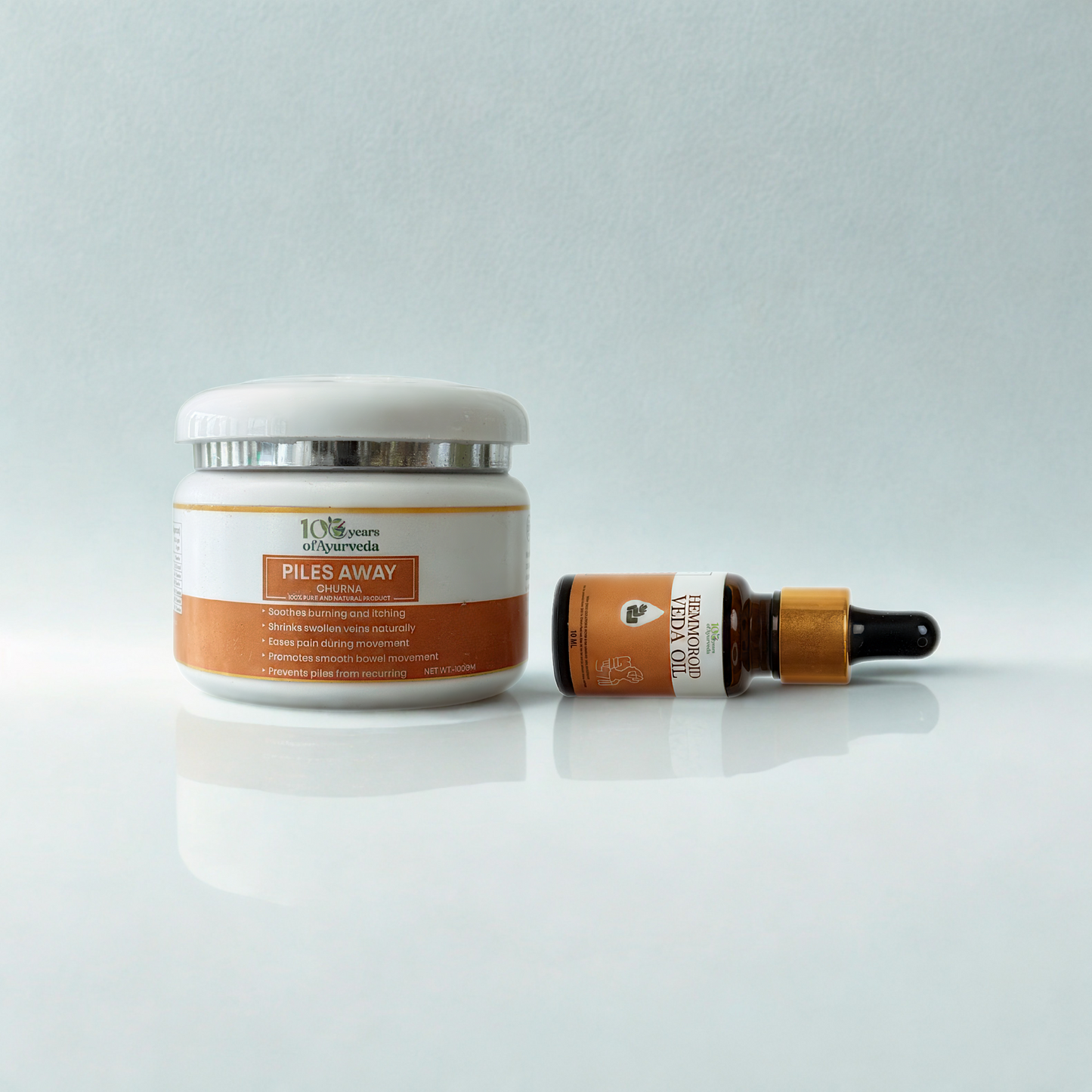 Piles Away Powder + Hemmoroid Veda Oil