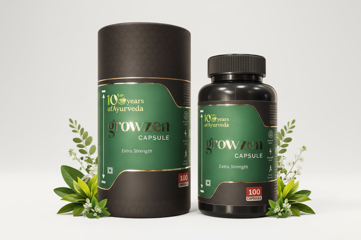 🌿 Growzen Height Growth Capsules – Extra Strength Formula