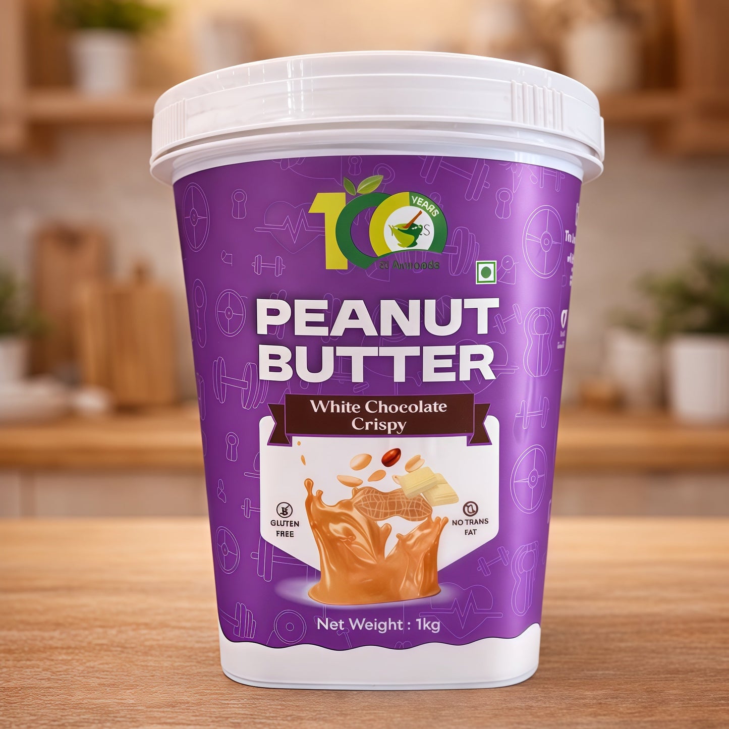 Peanut Butter – White Chocolate Crispy (1 kg)