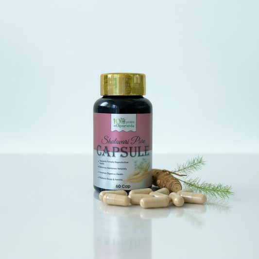 Shatavari Pure Capsule Supports Reproductive Health & Hormonal Balance