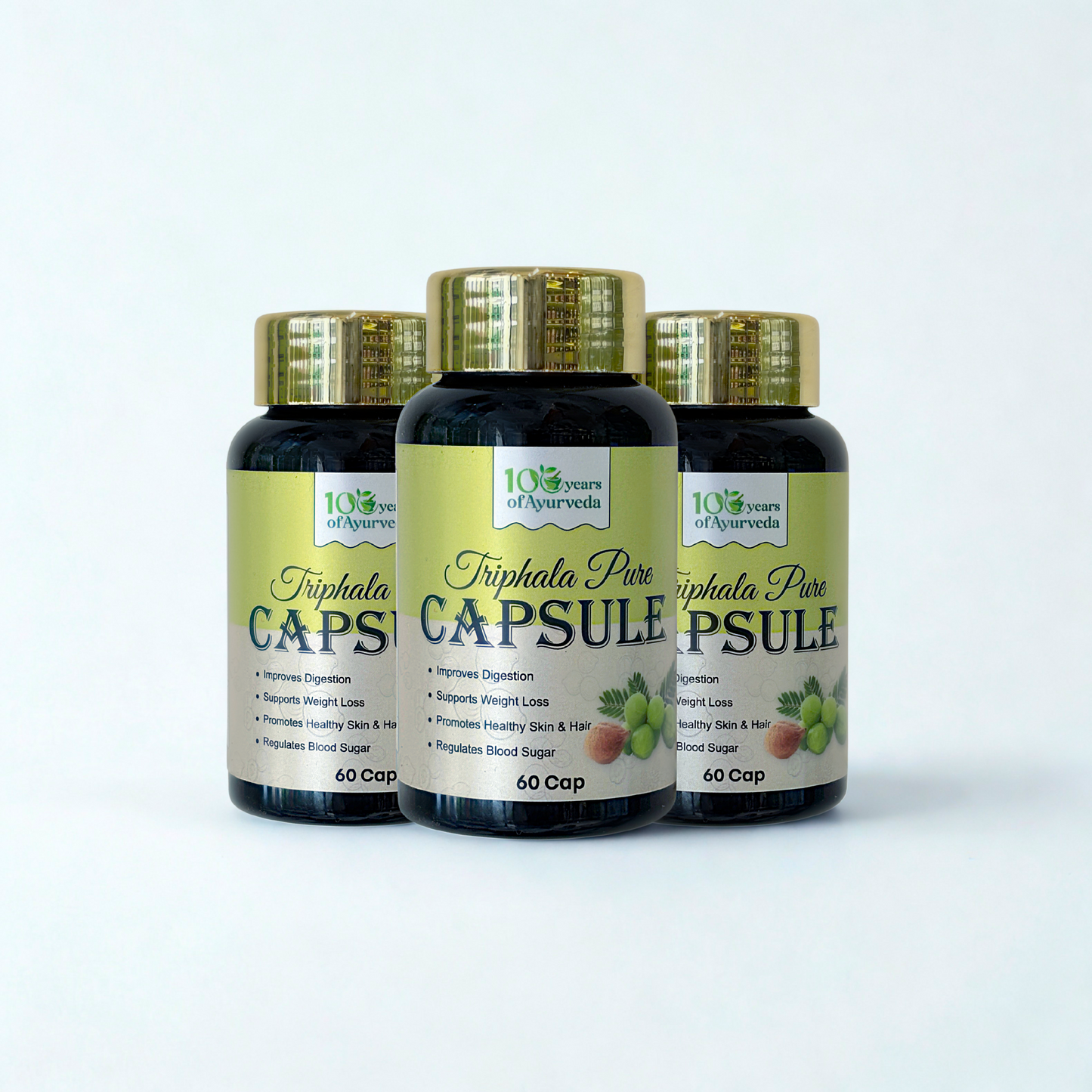 Triphala Pure Capsule to Improve Digestion & Support Weight Loss