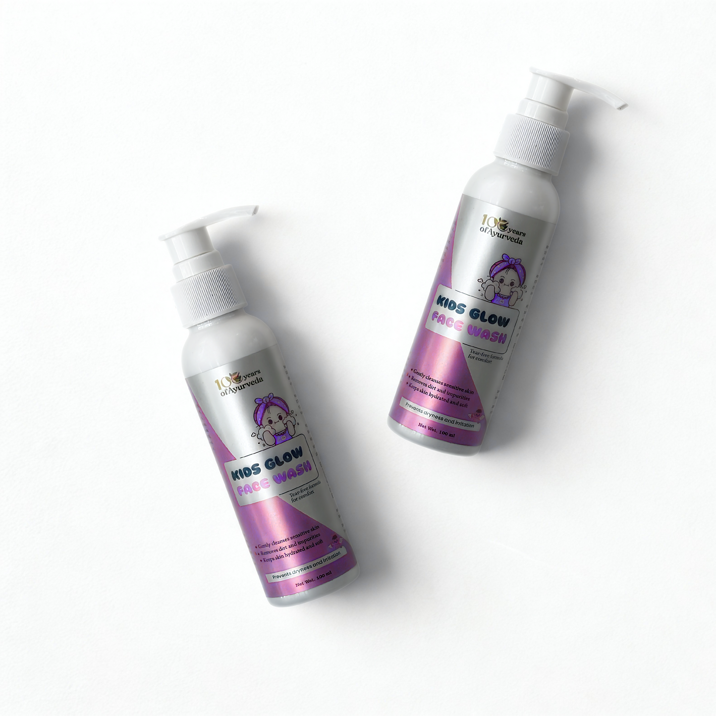 Kids Glow Face Wash | Gentle Ayurvedic Cleanser for Kids