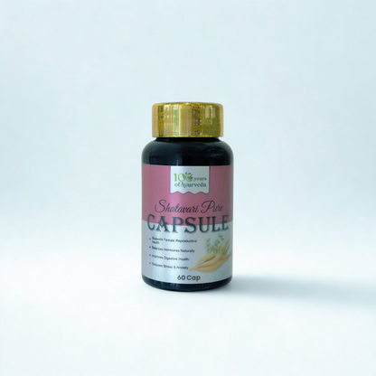 Shatavari Pure Capsule Supports Reproductive Health & Hormonal Balance