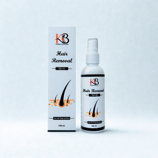 KABIRA SKINCARE Hair Removal Spray (100ml) | Painless Depilatory Mist for Body Hair Removal | Quick, Effortless & Smooth Skin Finish for Men & Women | Suitable for All Skin Types