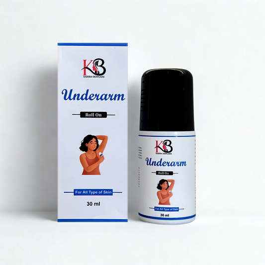KABIRA SKINCARE Underarm Roll On (30ml) - Odor Control & Brightening Deodorant for Women & Men | Dark Spot Corrector for Armpits | All Skin Types