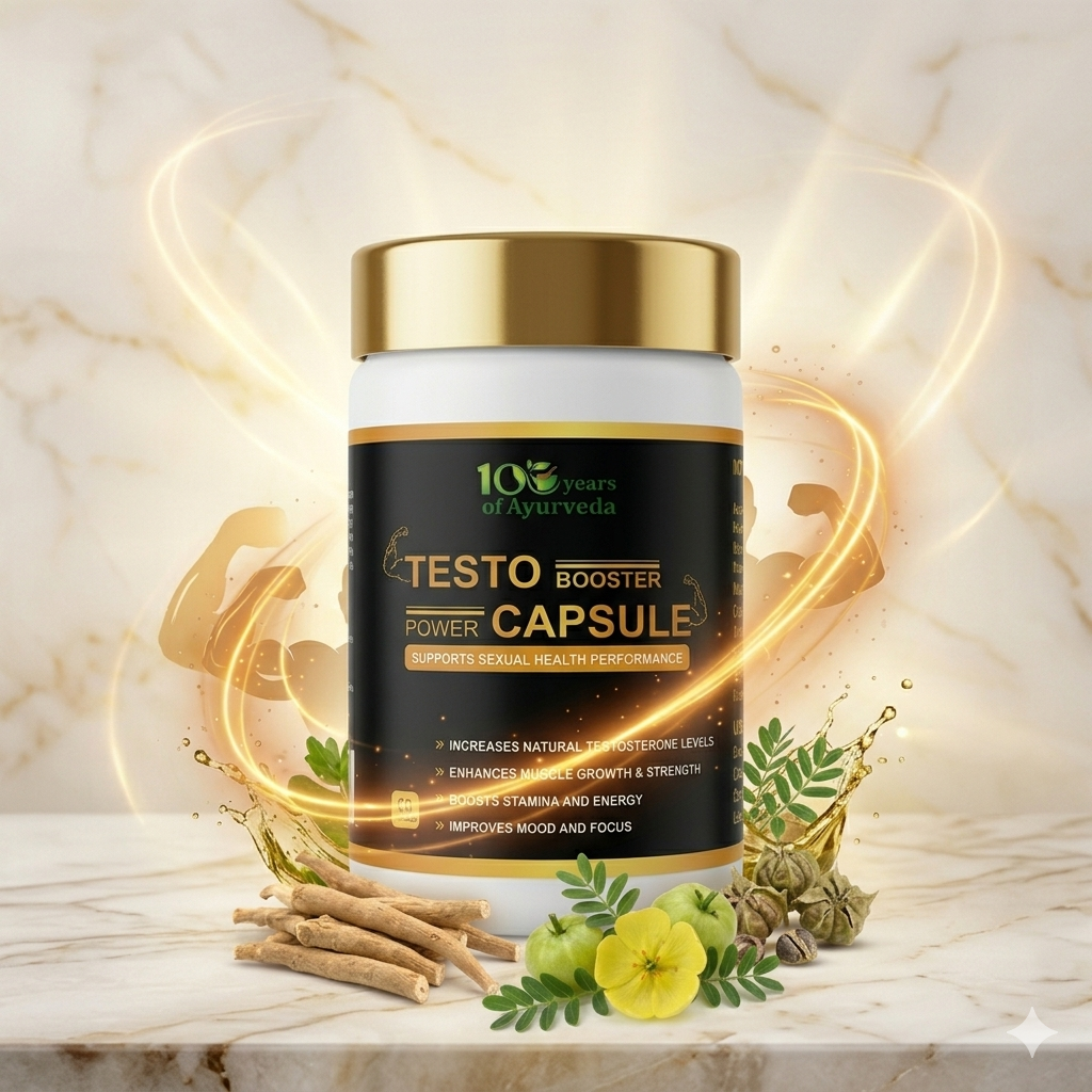 Testo Booster Power Capsule – Natural Strength, Energy & Vitality